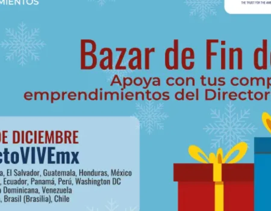 ¡Participa en el Bazar de Fin de Año 2020 del Trust for the Americas!
