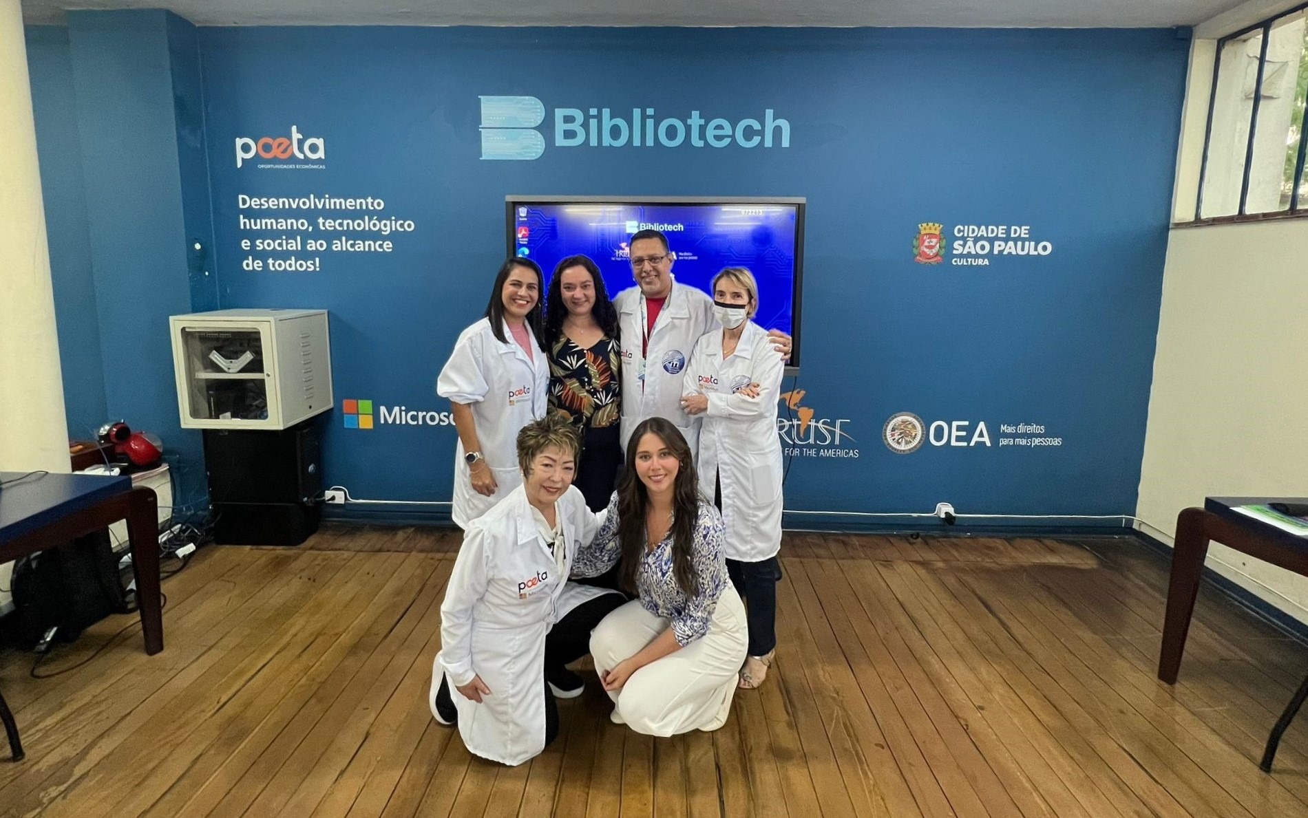 Visita da equipe POETA DigiSpark a São Paulo, Brasil 